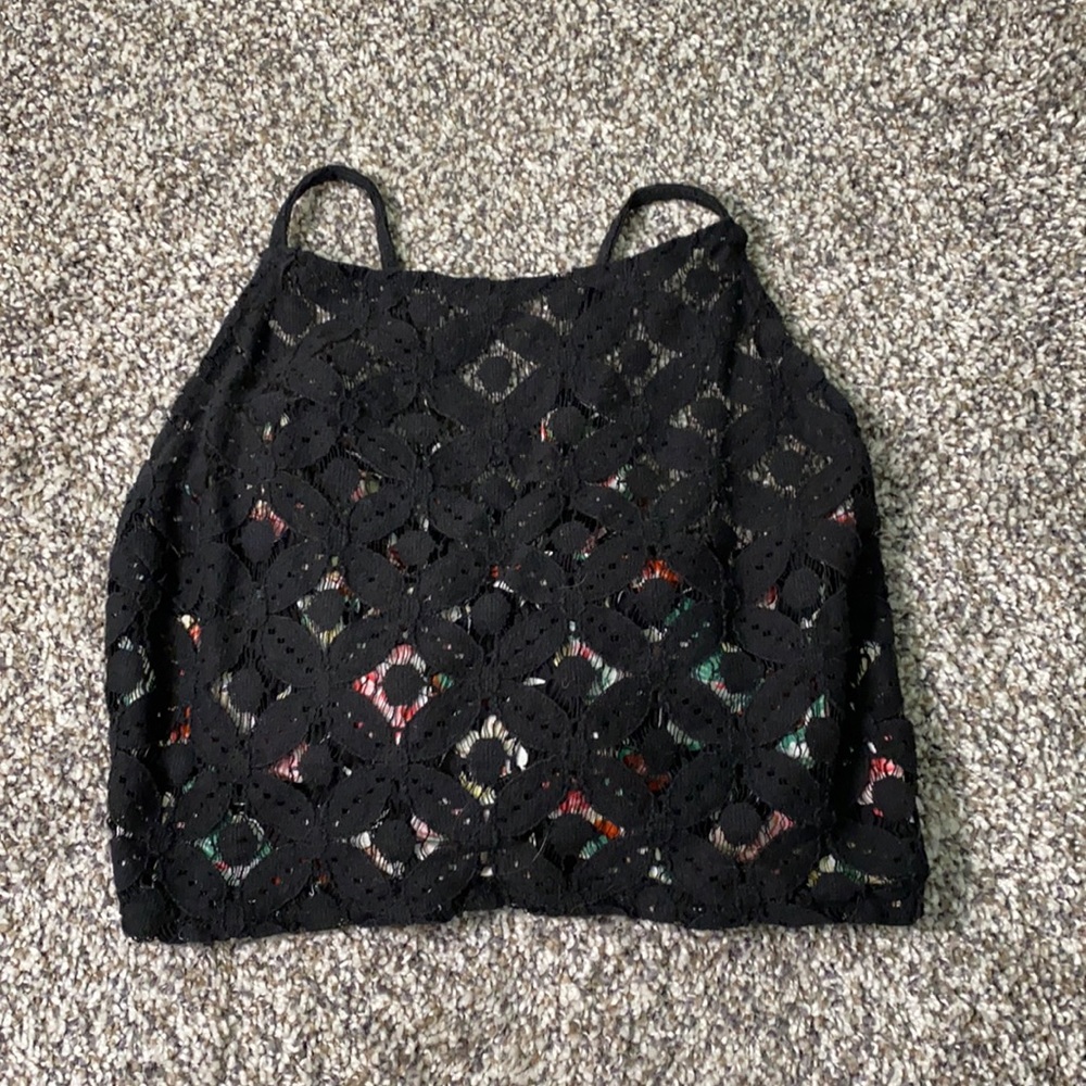 Free People Tie-Back Crop Top